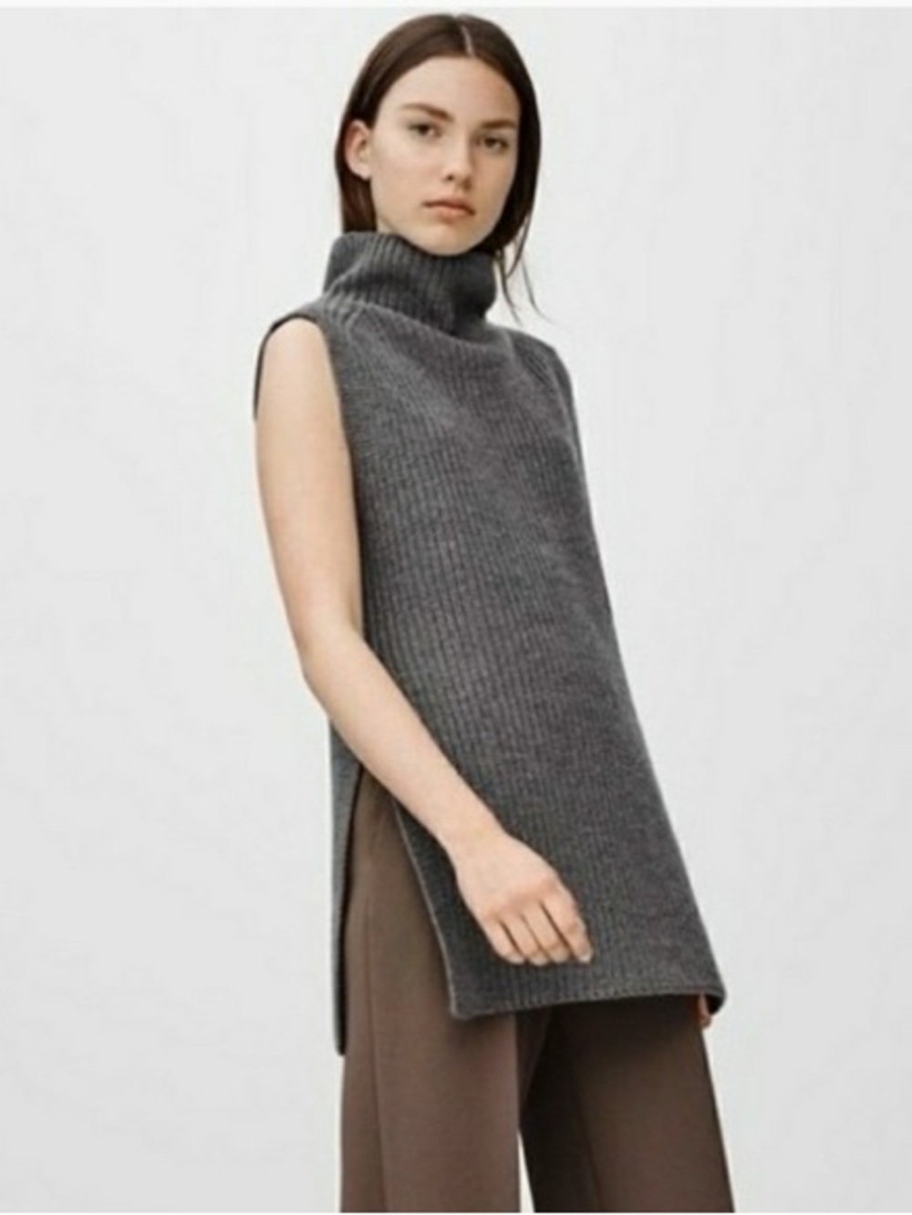 NWT Wilfred Durandal sweater in heather charcoal